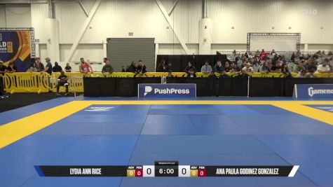 Ana Paula Godinez Gonzalez vs Lydia Ann Rice 2025 World IBJJF Jiu-Jitsu No-Gi Championship
