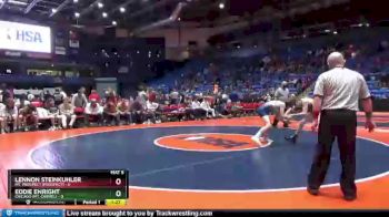 138 lbs Semis & 1st Wrestleback (8 Team) - Eddie Enright, Chicago (Mt. Carmel) vs Lennon Steinkuhler, Mt. Prospect (Prospect)