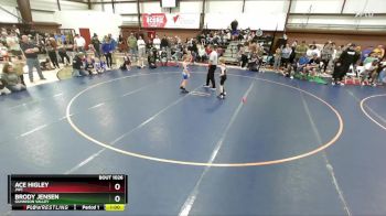 61 lbs Champ. Round 1 - Ace Higley, JWC vs Brody Jensen, Gunnison Valley