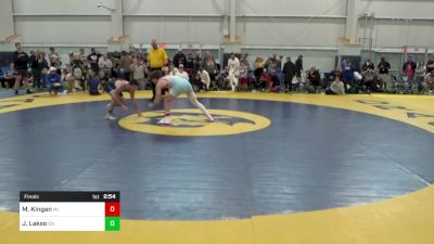 O-135 lbs Final - Micah Kingen, MI vs Jackson Lakso, OH