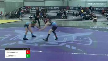 64 lbs Final - Tucker Mclennan, Pinnacle vs Jude Justice, Roundtree Wrestling Academy