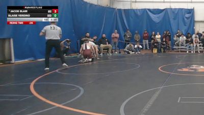 133 lbs Quarterfinal - Jacob Blair, Arcadia vs Blaise Verdino, Ursinus