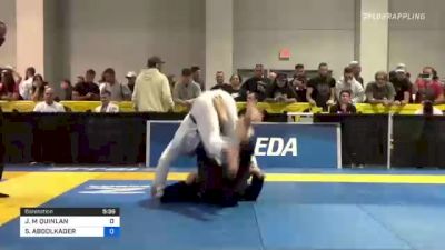 JAMES M QUINLAN vs SAMIR ABDOLKADER 2021 World Master IBJJF Jiu-Jitsu Championship