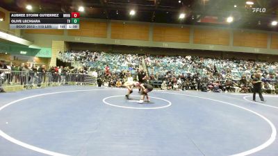 115 lbs Semifinal - Aubree Storm Gutierrez, Marina vs Olive Lechiara, Temecula Valley