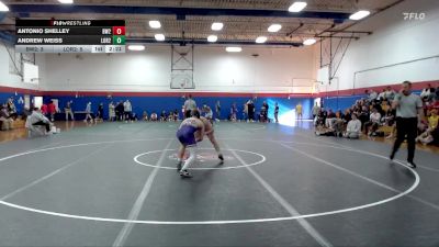 141 lbs Finals (2 Team) - Antonio Shelley, Baldwin Wallace(2) vs Andrew Weiss, Loras(2)