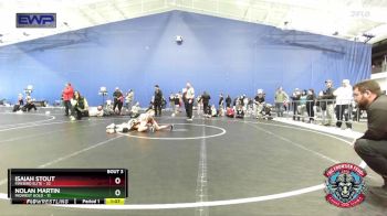 88 lbs Placement (4 Team) - Isaiah Stout, Firebird Elite vs Nolan Martin, Midwest Gold