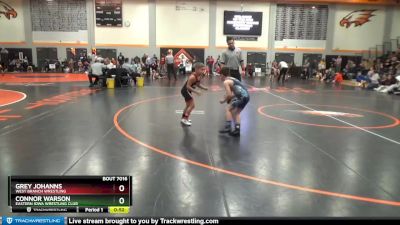 PW-11 lbs Cons. Round 1 - Grey Johanns, West Branch Wrestling vs Connor Warson, Eastern Iowa Wrestling Club