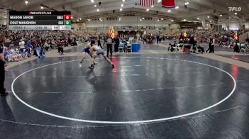 126 lbs Semis & 1st Wb (8 Team) - Colt Maughon, Cleveland High School vs Mason Jakob, Dobyns Bennett High School