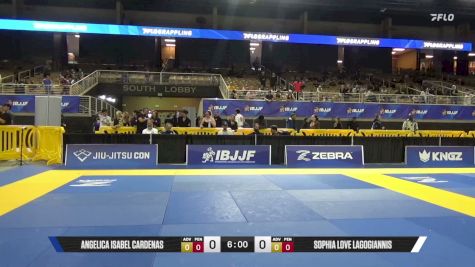 Sophia Love Lagogiannis vs Angelica Isabel Cardenas 2026 Pan Jiu Jitsu IBJJF Championship