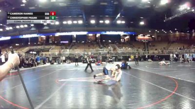 150 lbs Cons. Round 3 - Christopher Frank, East Ascension vs Cameron Haines, South Dade