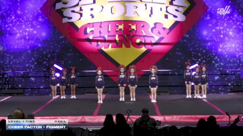 Cheer Factor - FIGMENT [2025 L1 Tiny Day 1] 2025 Spirit Sports Worcester Nationals