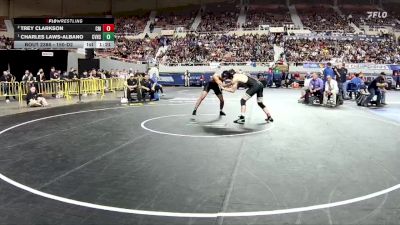 150-D2 1st Place Match - Charles Laws-Albano, Canyon View High School vs Trey Clarkson, Campo Verde High School