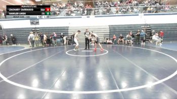 132 lbs Cons. Round 5 - Zachary Carrasco, Team Real Life Wrestling vs Sawler Lweh, Small Town Grims