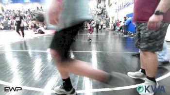 60 lbs Consi Of 8 #1 - Ezekiel Aguayo, Grove Takedown Club vs Lincoln Klahr, IRONMEN Wrestling Club