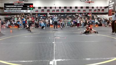 65 lbs 3rd Place Match - Levi Littleton-Kimp, Summerville Takedown vs Christopher Licausi, Knights Youth Wrestling
