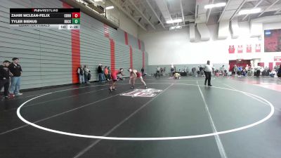 184 lbs Quarterfinal - Zahir McLean-Felix, Cornell - Unatt vs Tyler Bienus, Bucknell - Unatt