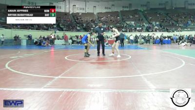 108 lbs Round Of 32 - Reagan Johnson, Tonkawa vs Lana Vaughan, Team Guthrie Wrestling