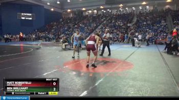 138 lbs Cons. Round 2 - Matt Robertelli, Don Bosco Prep vs Ben Brillhart, Council Rock South