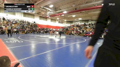 126 lbs Quarterfinal - Michelle Kiev, Manchester Memorial vs Isabelle Boisvert, Bedford