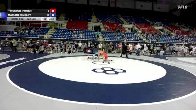 120 lbs Champ. Rd Of 256 - Weston Porter, IA vs Marlon Charley, OH