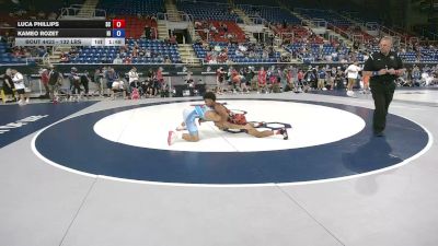 132 lbs Cons. Rd Of 128 - Luca Phillips, South Carolina vs Kameo Rozet, Hawaii