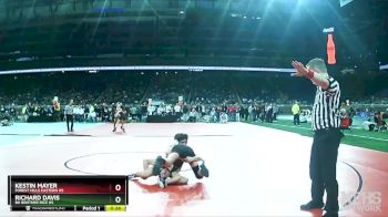 D2-113 lbs Cons. Round 2 - Richard Davis, BH Brother Rice HS vs Kestin Mayer, Forest Hills Eastern HS