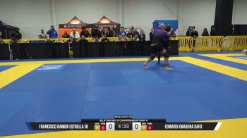 Edward Kwabena Safo vs Francisco Ramon Estrella Jr 2026 Pan IBJJF Jiu-Jitsu No-Gi Championship
