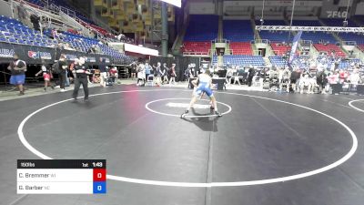 150 lbs Cons 64 #2 - Carson Bremmer, WI vs Griffin Barber, NC