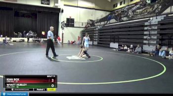 113 lbs Round 3 (8 Team) - Wyatt Hubley, Pell City vs Kian Box, Chelsea