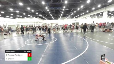 55 lbs Consolation - Sariah The Last Panda, No Team vs Romeo Ortiz, Top Rank