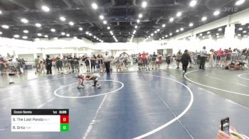 55 lbs Consolation - Sariah The Last Panda, No Team vs Romeo Ortiz, Top Rank