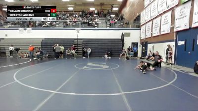 59 lbs Cons. Round 3 - Kellan Bingham, Fighting Squirrels Wrestling Club vs Braxton Abrams, Shootbox Rigby