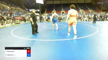 285 lbs Cons 16 #2 - Jackson Barnhart, Illinois vs Koen Mattern, Washington