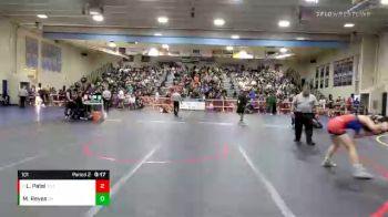 101 lbs Champ. Round 1 - Leilah Patel, Tustin vs Michelle Reyes, Santa Ana