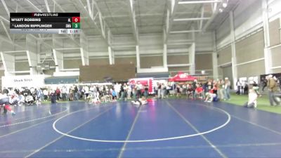 79 lbs Cons. Round 5 - Wyatt Robbins, Altamont Longhorns vs Landon Ripplinger, Sanderson Wrestling Academy