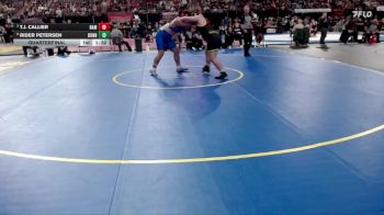 5A 285 lbs Quarterfinal - T.j. Callier, Nampa vs Rider Petersen, Bonneville