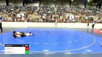 125-130 lbs Consi Of 4 - Daniel Ortiz, Coweta Cobras Wrestling Club vs Bryson Allday, South Georgia Takedown Club