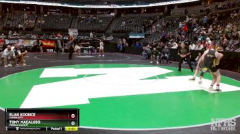 150-4A 3rd Place Match - Tony Macaluso, Pueblo County vs Elias Koonce, Canon City