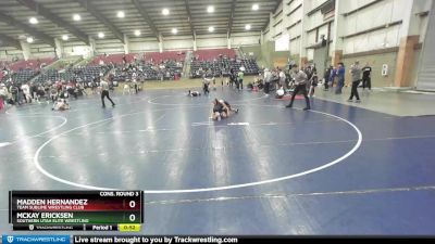 92 lbs Cons. Round 3 - McKay Ericksen, Southern Utah Elite Wrestling vs Madden Hernandez, Team Sublime Wrestling Club