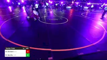 145 lbs Quarterfinal - Marisa Rimbert, WolfPack Wr Ac vs Mia Bonilla, Team Quest