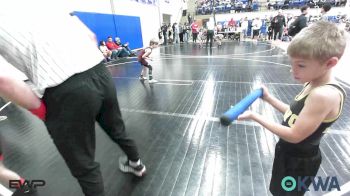 55 lbs Round Of 16 - Kayd Stephens, Grove Takedown Club vs Barrett Robb, IRONMEN Wrestling Club