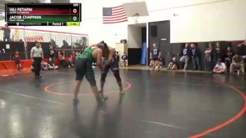 285 lbs Champ. Round 2 - Jacob Chapman, Palo Verde vs Vili Fetapai, Faith Lutheran