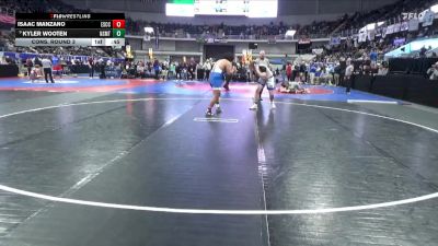1A-4A 215 Cons. Round 3 - Kyler Wooten, North Sand Mountain vs Isaac Manzano, Escambia County