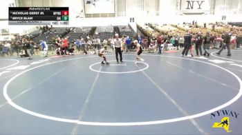 75 lbs Cons. Round 3 - Bryce Blair, Club Not Listed vs Nicholas Gerst Jr., Whitney Point Youth Wrestling Club