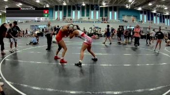 138-145 lbs 1st Place Match - Valentina Mora, Beach vs Alisha Vilar, Flagler Wrestling Club