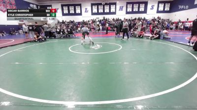 146 lbs Quarterfinal - Oscar Barrios, West Coast RTC vs Kyle Christopher, Warhammer WC