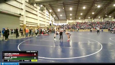 126 lbs Cons. Round 3 - Brant Blood, Canyon View vs Arturo Vargas, Cedar Valley