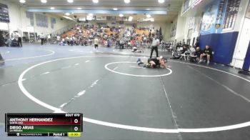 106 lbs Cons. Round 5 - Diego Arias, La Mirada vs Anthony Hernandez, Santa Ana