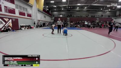 132 lbs Cons. Round 4 - Denton Campbell, Red Mountain vs Zach Miller, Marana High School