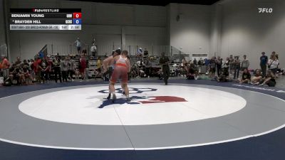Cons. Round 1 - Benjamin Young, Gold Rush Wrestling vs Brayden Hill, Garden City High School Wrestling